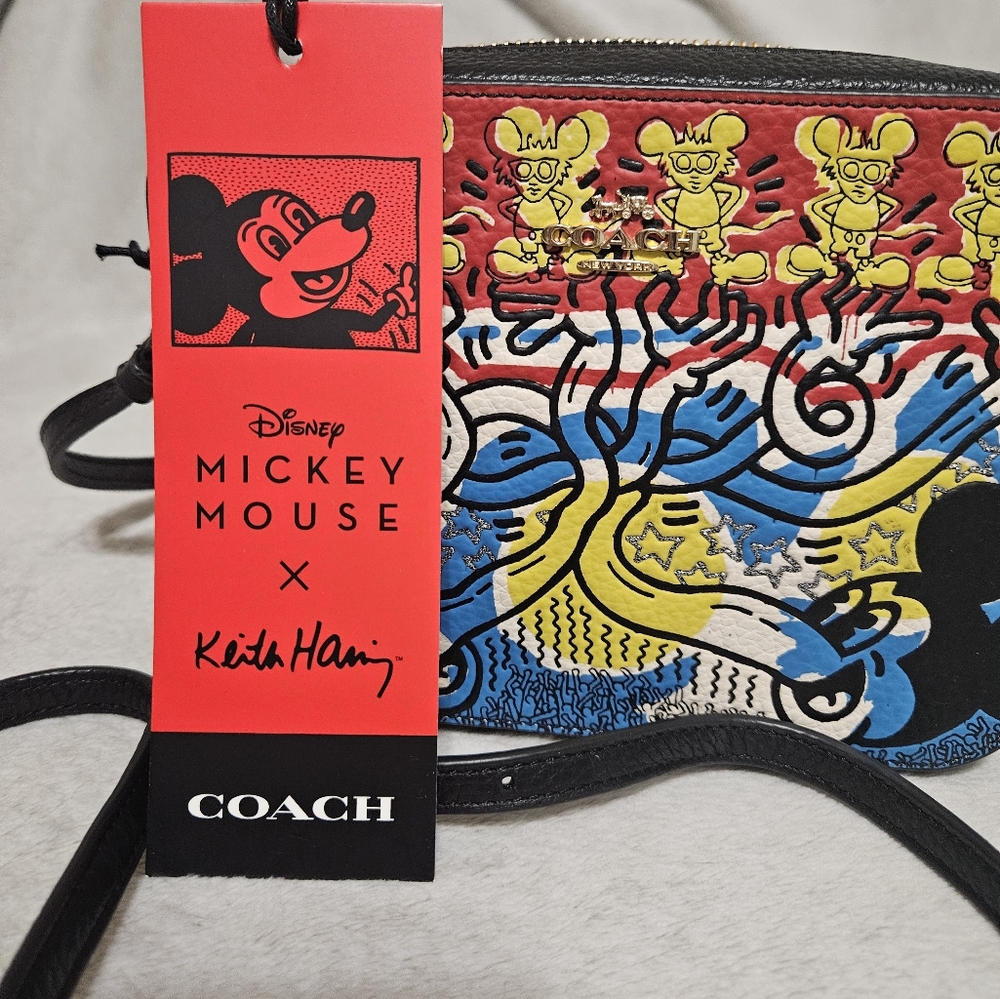 Coach Keith Haring mini camera bag